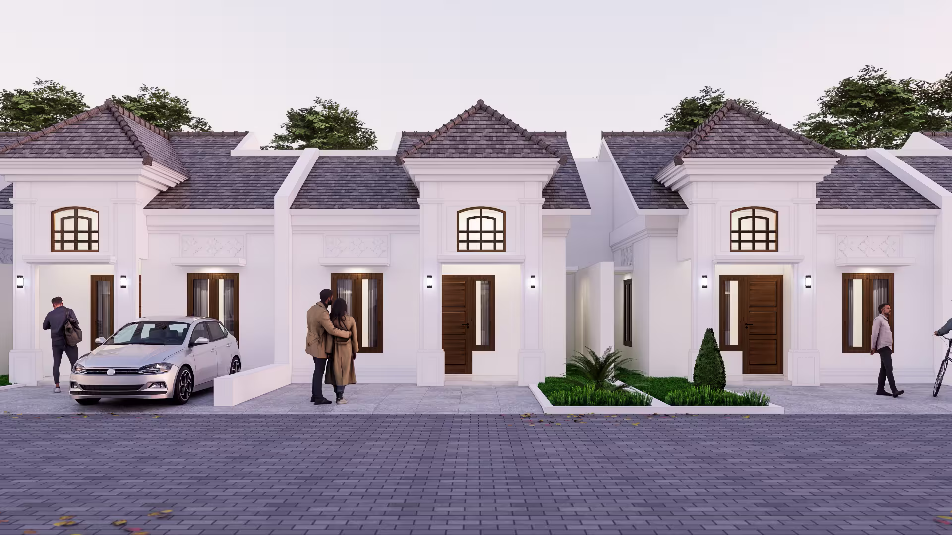 Modern luxury home pool